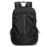 peopleterritory  Large Capacity Backpack Men's Backpack Business Casual Computer Bag Schoolbags for Boys and Girls USB Rechargeable Travel Bag