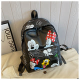 New Printed Commuter Large Capacity Casual Men's and Women's Same Backpack Cartoon Unique School Bag One Piece Dropshipping