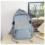 Early High School Student Backpack Shoulder Bag Multi-Purpose Good-looking Casual All-Match Backpack Large Capacity Travel Bag