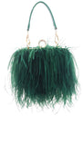 peopleterritory Thai Fashion Brand Fashion Women's Bag Imported Ostrich Feather Bag Evening Bag Fashion Shoulder Chain Women's Bag