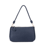 peopleterritory New Cross-Border Large Capacity Hand-Woven Shoulder Messenger Bag Women's Casual Simple Fashion Underarm Bag Handbag