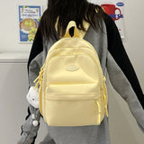 Backpack Schoolbag Girl College Students' Backpack Japanese Style All-Matching Niche Student University Style Korean Style Girl Backpack Travel Bag