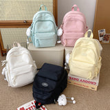 Backpack Schoolbag Girl College Students' Backpack Japanese Style All-Matching Niche Student University Style Korean Style Girl Backpack Travel Bag