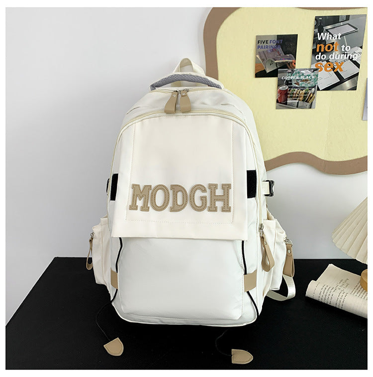 Early High School Student Backpack Shoulder Bag Multi-Purpose Good-looking Casual All-Match Backpack Large Capacity Travel Bag