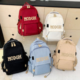 Early High School Student Backpack Shoulder Bag Multi-Purpose Good-looking Casual All-Match Backpack Large Capacity Travel Bag