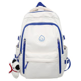 Good-looking Schoolbag Female College Student Junior High School Student Male and Female Computer Backpack Printing Fashion Simple Casual Backpack