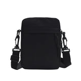 peopleterritory  Oxford Cloth Casual Messenger Bag Men's Japanese Ins Simple Solid Color Phone Bag All-Matching Small Shoulder Bag Women's