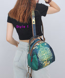 peopleterritory Original Ethnic Style Printed Messenger Bag ZX1001