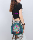 peopleterritory Original Ethnic Style Printed Messenger Bag ZX1001