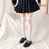 Territory Cross Stockings Cosplay Black Women Punk Harajuku Dark Gothic Y2K Festival Party Hosiery Long Socks Knee Lolita Girls High Socks