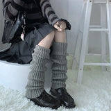 Territory Leg Warmers Japanese Lolita Sweet Girl Socks Wool Knitted Foot Cover Cosplay Women Socks Gothic Long Socks Cuffs Ankle Warmer