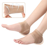 Territory Heel Protector Protective Sleeve Half Size Socks Gel Anti-Cracking Foot Cover Foot Skin Care Protectors Gel Heel Pads