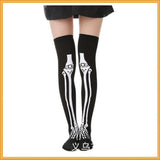 Territory Cross Stockings Cosplay Black Women Punk Harajuku Dark Gothic Y2K Festival Party Hosiery Long Socks Knee Lolita Girls High Socks