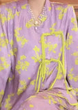 peopleterritory Sexy Purple O-Neck Print Button Ice Silk Pajamas Two Piece Set Spring LY1910