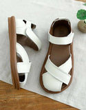 peopleterritory Summer Close Toe Flat Sandals