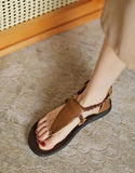 peopleterritory Retro Flat Thong Sandals