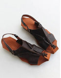 peopleterritory Vintage Flat Sandals Slingback