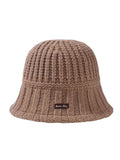 peopleterritory Pure Color Knitted Patch Warm Hat