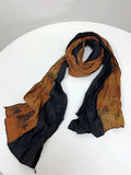 peopleterritory Women Flower Tie-dye Autumn Scarf