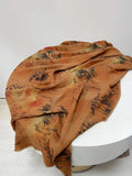 peopleterritory Women Flower Tie-dye Autumn Scarf