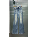 Fashion Designer  Summer Denim Jeans Pants For Women Clothing Long Pants Blue Pants All-matching Clothing FZ2403256