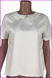 peopleterritory Doll Collar Back Split T-shirts For Women F3144