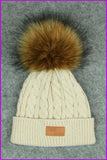 peopleterritory Faux Fur kids pompom hat F349