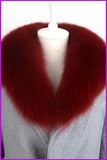 peopleterritory Fox Fur Collar Scarf DO1234