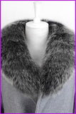 peopleterritory Fox Fur Collar Scarf/Shawl/Wrap Neck