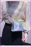 peopleterritory Jelly Holo Shoulder Bag Purse