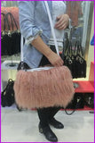 peopleterritory Mongolian Lamb Fur Handbag DF070