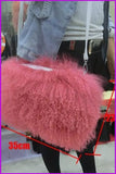 peopleterritory Mongolian Lamb Fur Handbag DF070