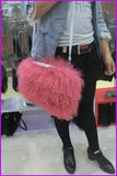 peopleterritory Mongolian Lamb Fur Handbag DF070