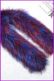 peopleterritory Multi Color Fox Fur Scarf DO1247