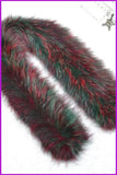 peopleterritory Multi Color Fox Fur Scarf DO1247