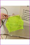 peopleterritory New Transparent PVC Shoulder Bags FC383