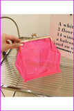 peopleterritory New Transparent PVC Shoulder Bags FC383