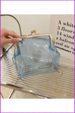 peopleterritory New Transparent PVC Shoulder Bags FC383