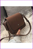 peopleterritory PU Pure Color Fashion Versatile Women's Shoulder Bags FW10007