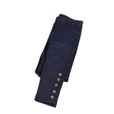 Women Imitation Denim Pencil Pants Stretch High Waist Plus Size Skinny Outwear Leggings Female Casual Trousers 210915