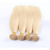 Brazilian Body Wave Straight Hair Weaves Double Wefts 100g/pc 613 Russian Blonde Color Can be Dyed Human Remy Hair Extensions