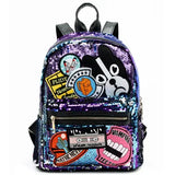 Fashion Korean Kids Backpack Kindergarten Children School Bags Cute Sequins Graffiti Shoulders Bags Kids Snacks Travel Bags Christmas Gifts