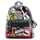 Fashion Korean Kids Backpack Kindergarten Children School Bags Cute Sequins Graffiti Shoulders Bags Kids Snacks Travel Bags Christmas Gifts