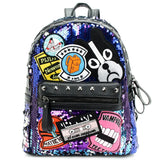 Fashion Korean Kids Backpack Kindergarten Children School Bags Cute Sequins Graffiti Shoulders Bags Kids Snacks Travel Bags Christmas Gifts