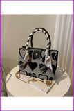 peopleterritory Special Design Heart-Shaped Embroidery Bag FC1380