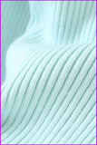 peopleterritory Sweet Style V Neck Long Sleeve Knitting T-Shirt DB364