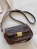 peopleterritory American Style Leopard Shoulder Bag For Women