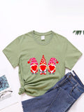 peopleterritory Crew Neck Leisure Stylish Short Sleeve T-Shirt