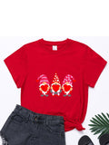 peopleterritory Crew Neck Leisure Stylish Short Sleeve T-Shirt