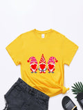 peopleterritory Crew Neck Leisure Stylish Short Sleeve T-Shirt